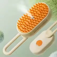 3合1 Dog Hair Brush Cat Hair Brush Electric Pet Cleaning Brush Steam Spray Brush Massage Hair Removal Comb Anti Flying Brush